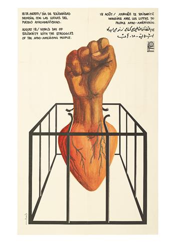 (CIVIL RIGHTS.) OSPAAL. Group of 4 African-American themed posters, produced by this Havana-based poster collective.